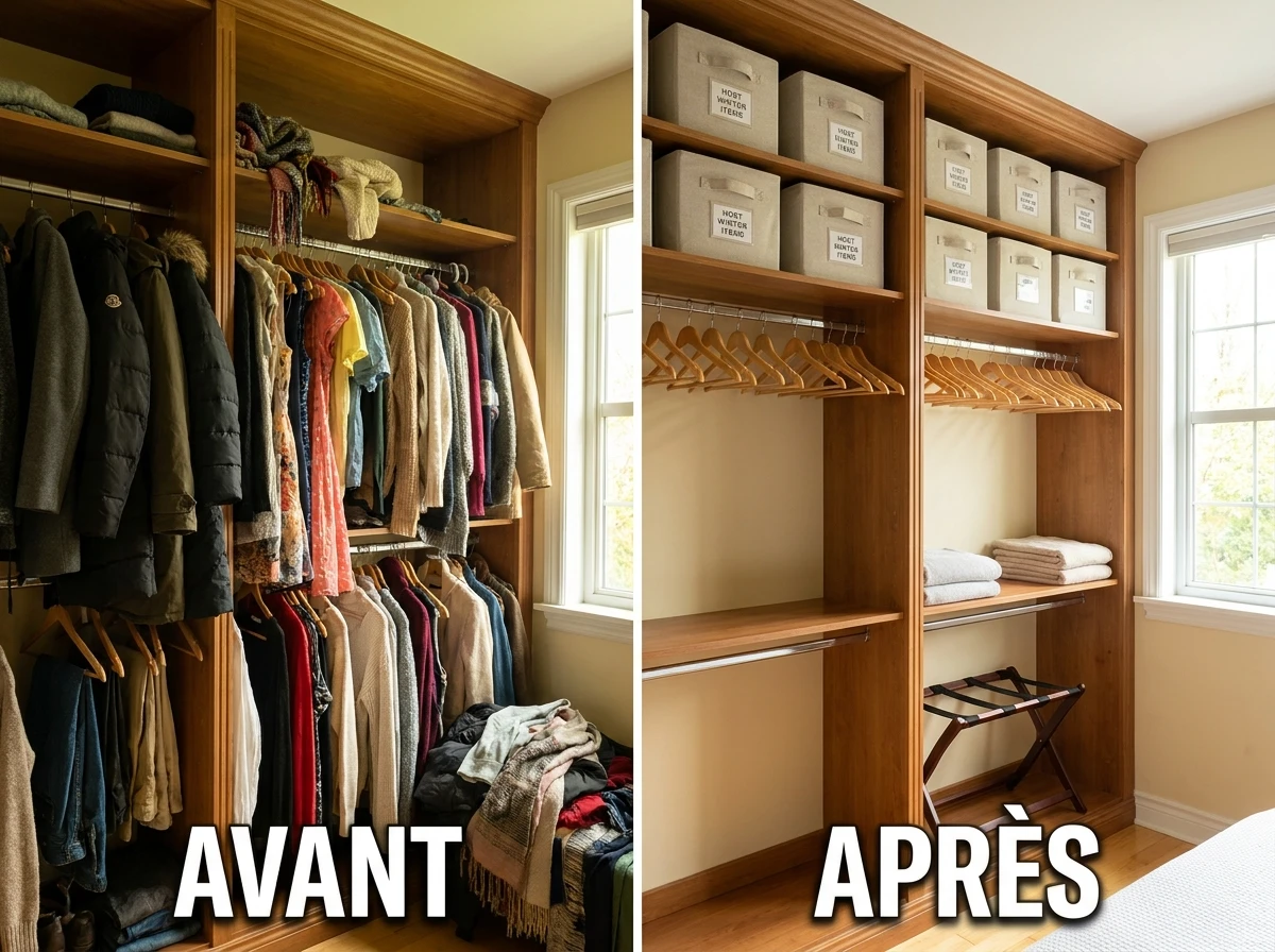La Zone Saisonnière Dans le Dressing Partagé