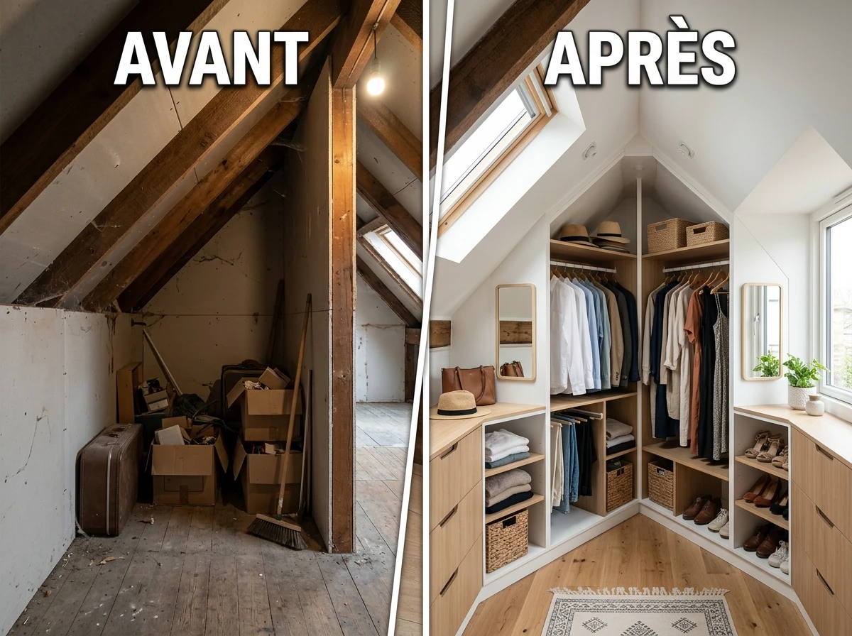 L'Angle En V Sous Les Combles
