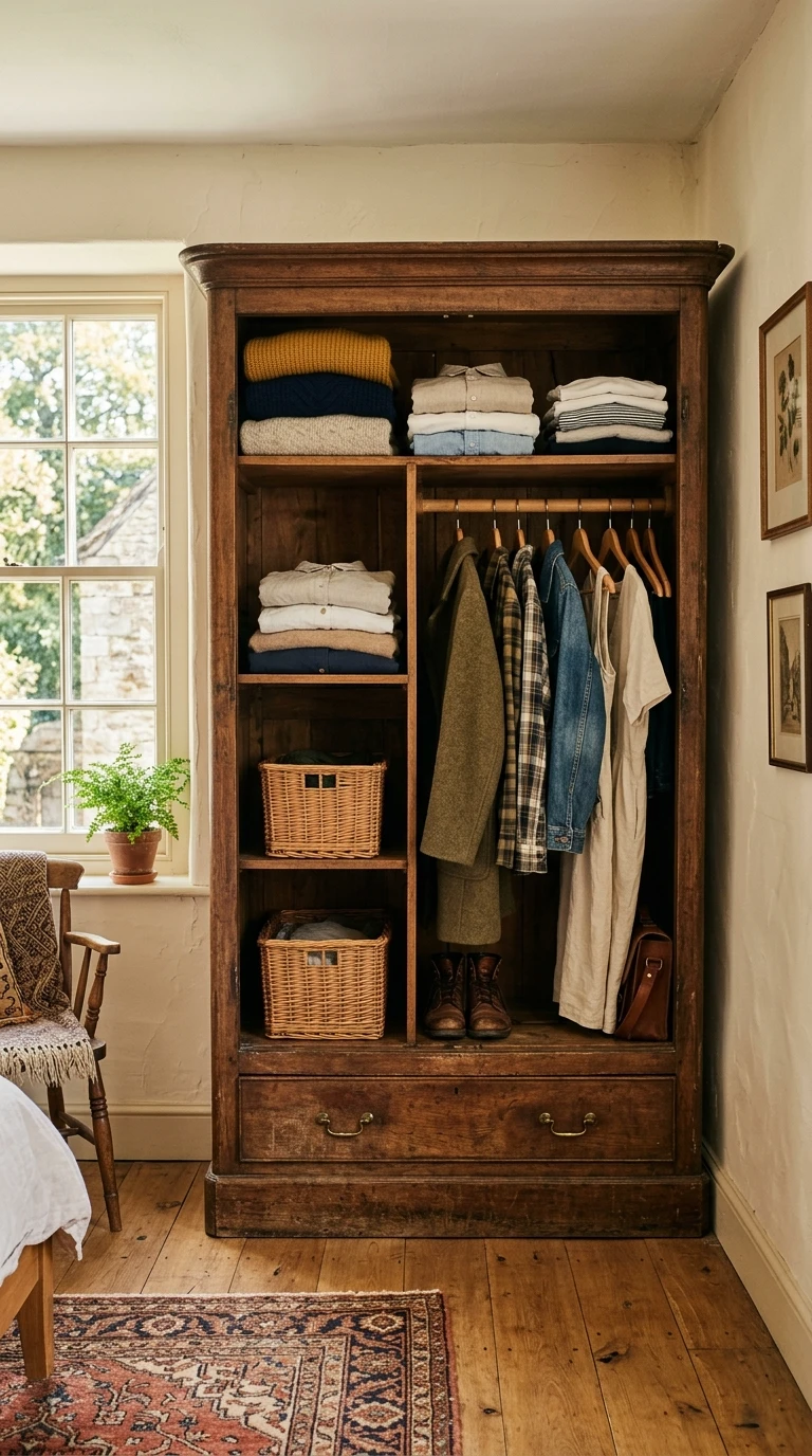 L'Armoire Convertie En Dressing Ouvert