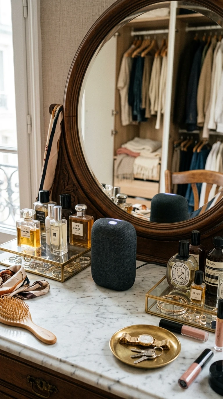 L'Assistant Vocal dans le Dressing