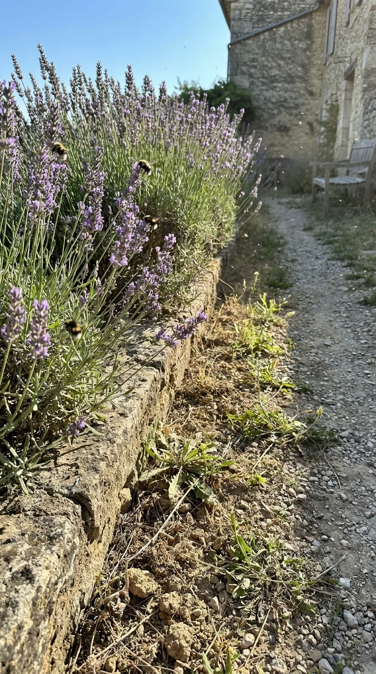 Lavandes en Bordure pour l'Effet Provençal
