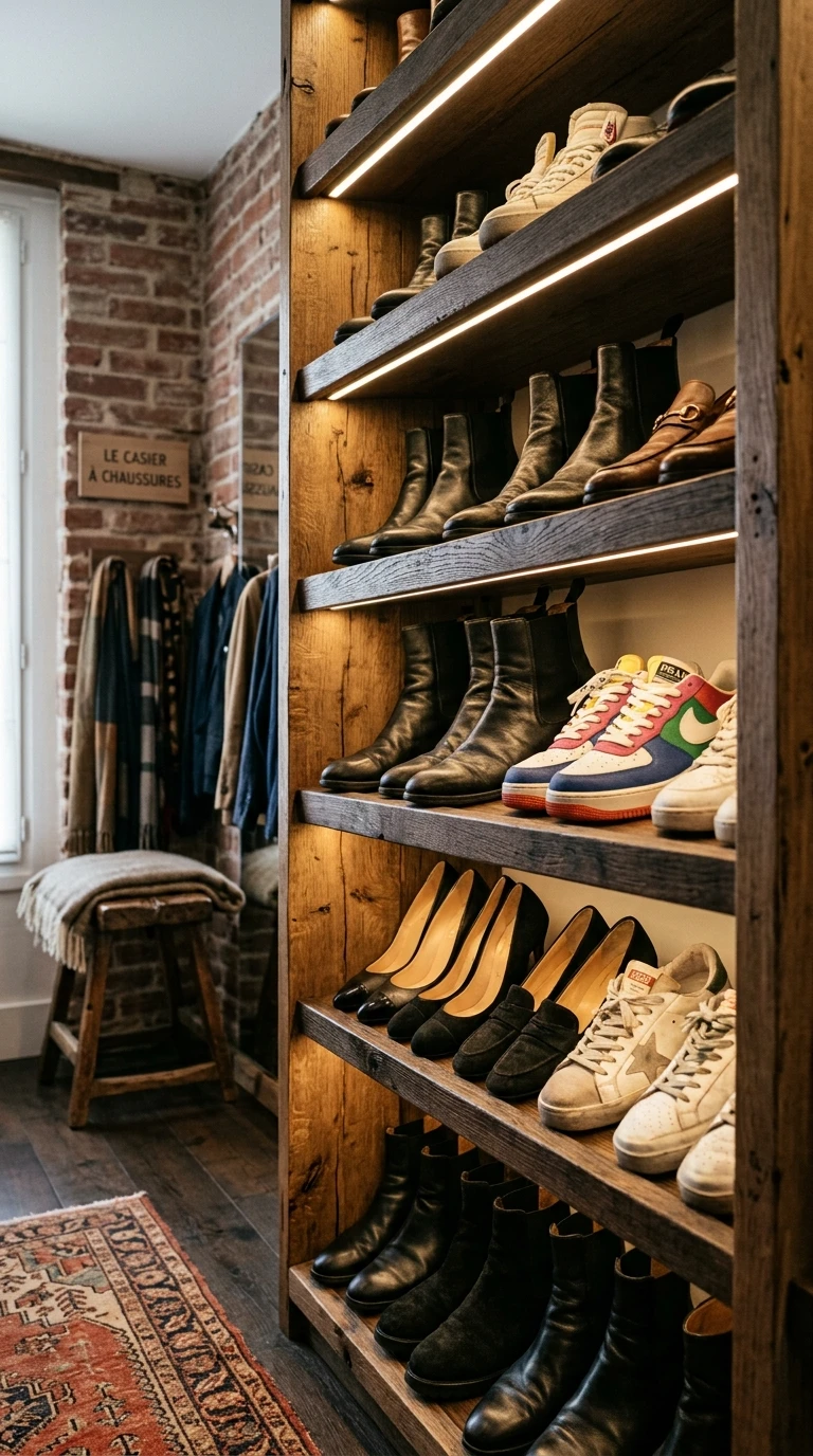 Le Casier à Chaussures Style Boutique