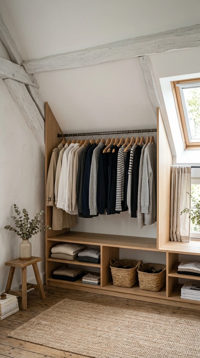 Le Dressing Capsule Adapté au Comble