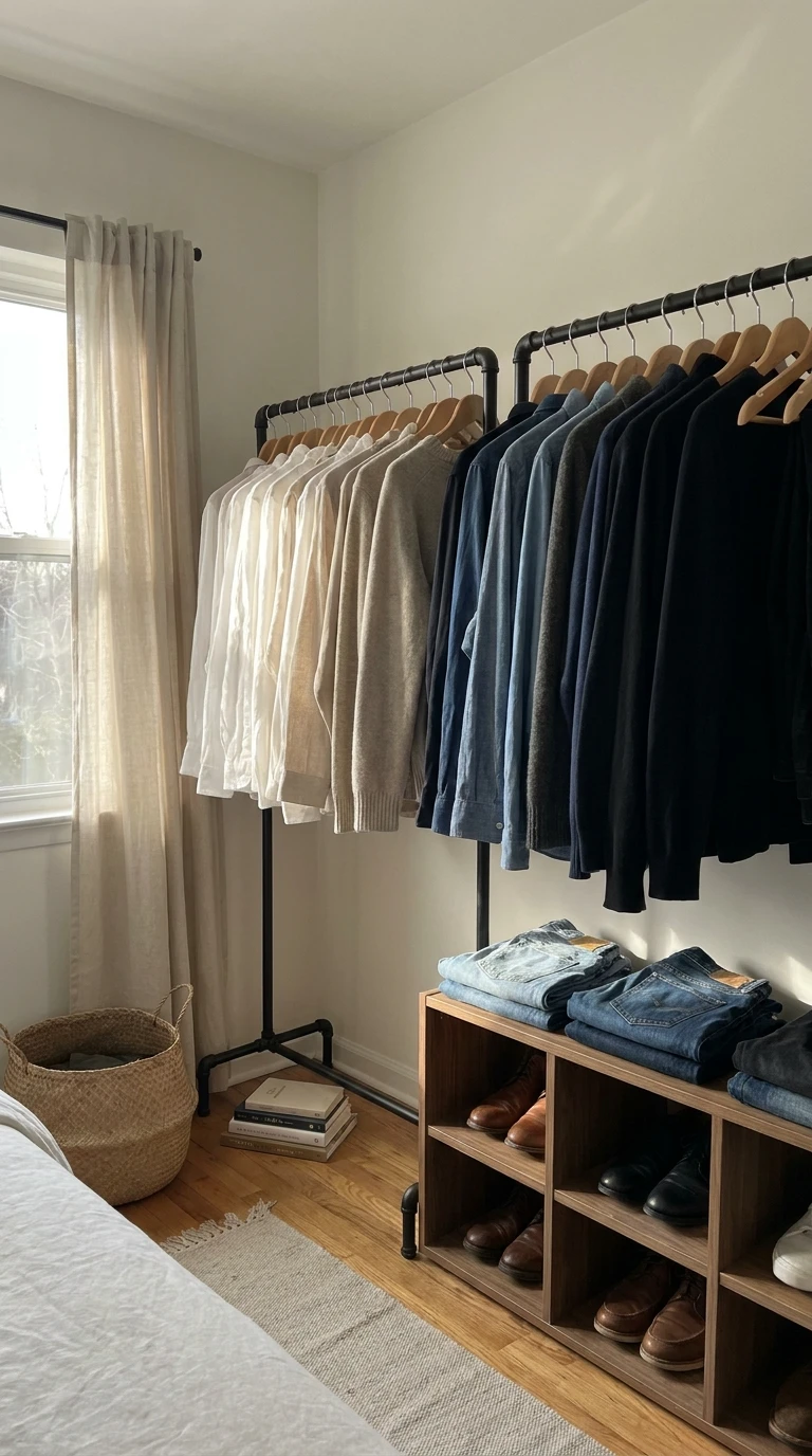 Le Dressing Ouvert Bien Organisé