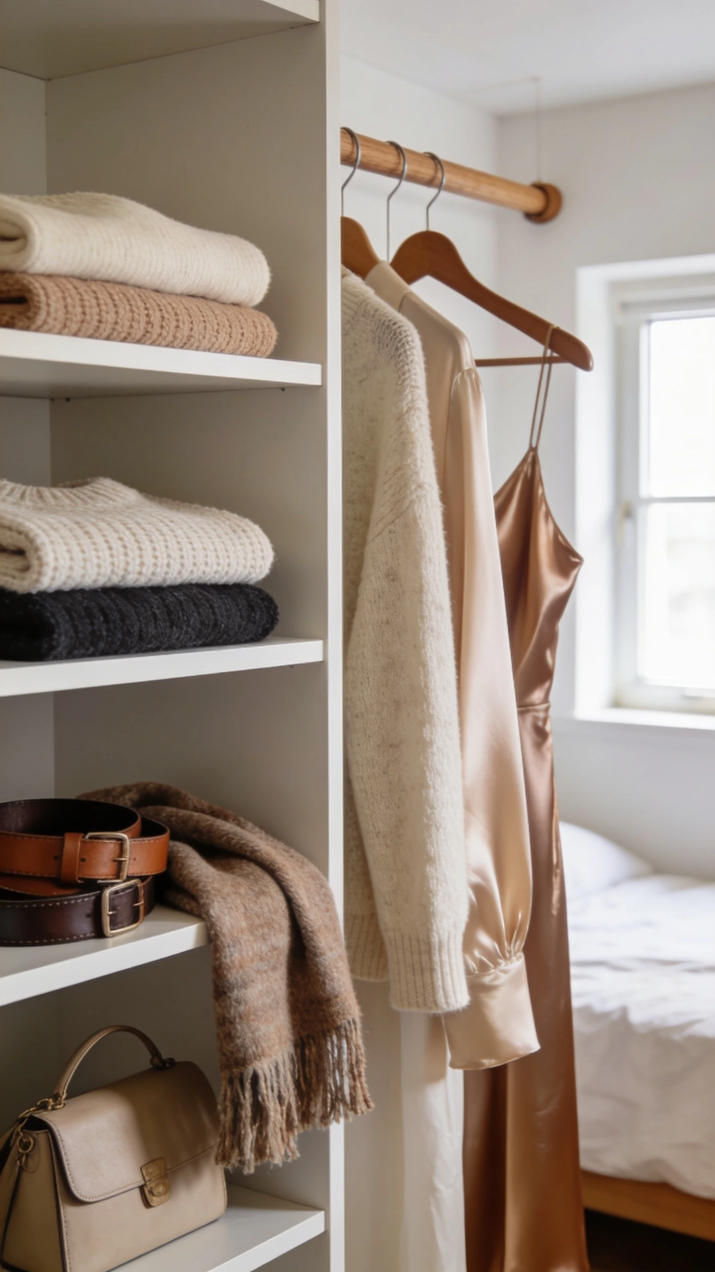 Le Dressing Ouvert Sous la Fenêtre