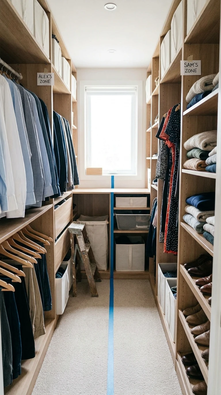 Le Dressing Partagé À Deux : La Méthode de Frontière