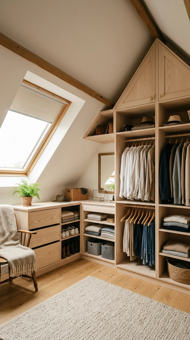 Le Dressing Sous Combles Assumé