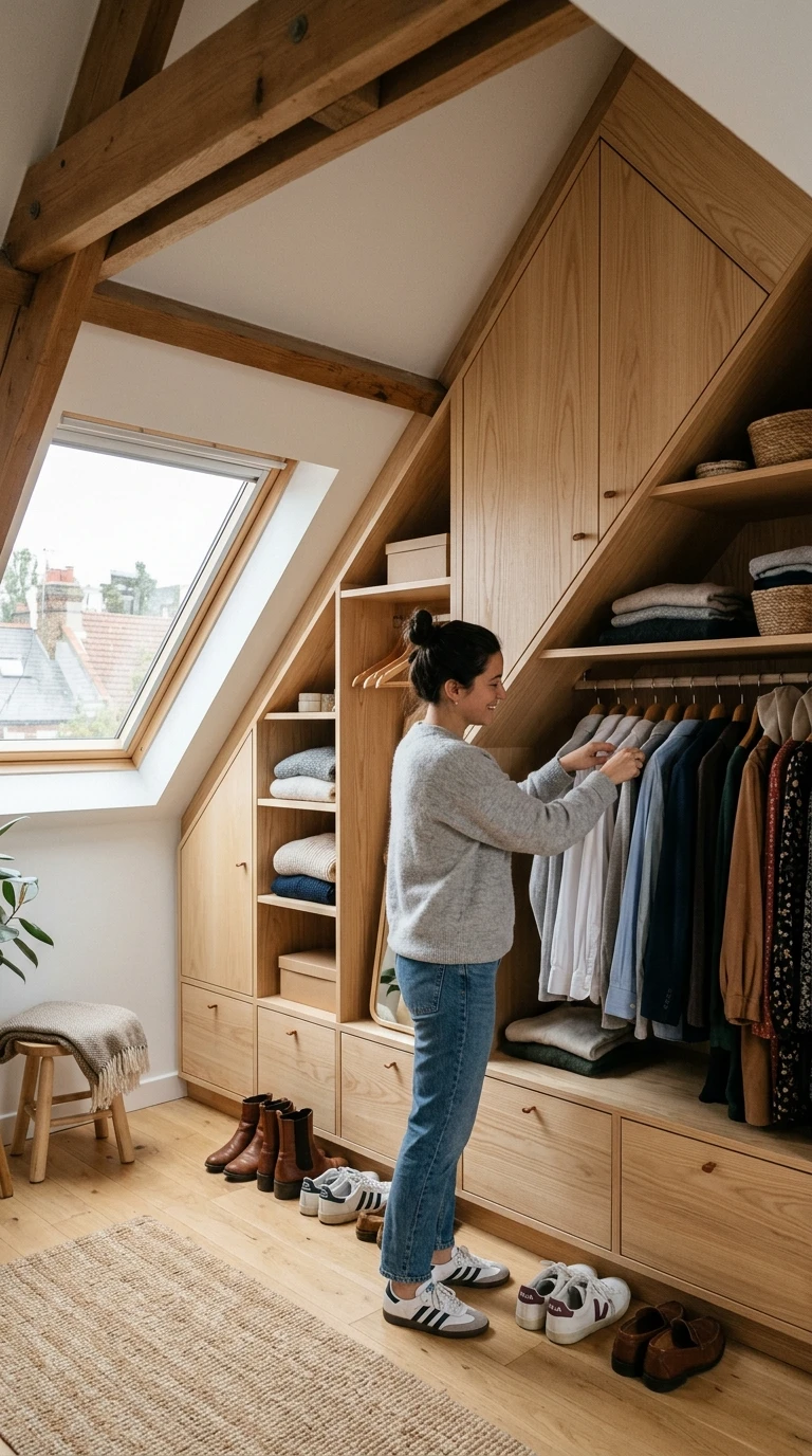 Le Dressing Sous Combles Sur Mesure