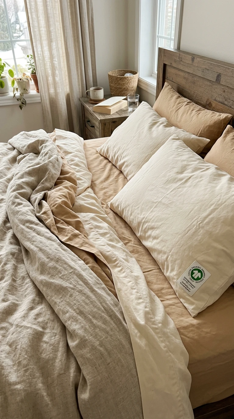 Le Linge de Lit en Coton Bio Certifié GOTS