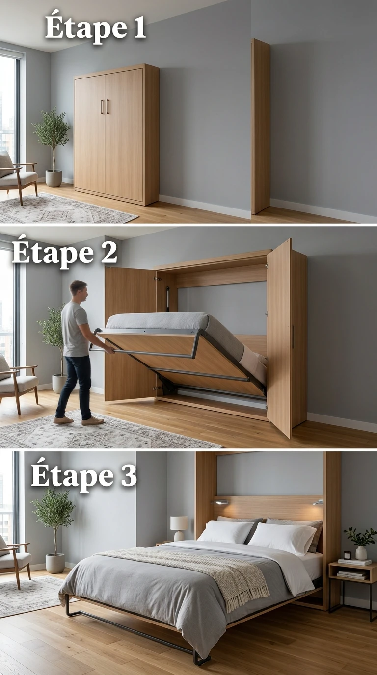 Le Lit Escamotable ou Murphy Bed