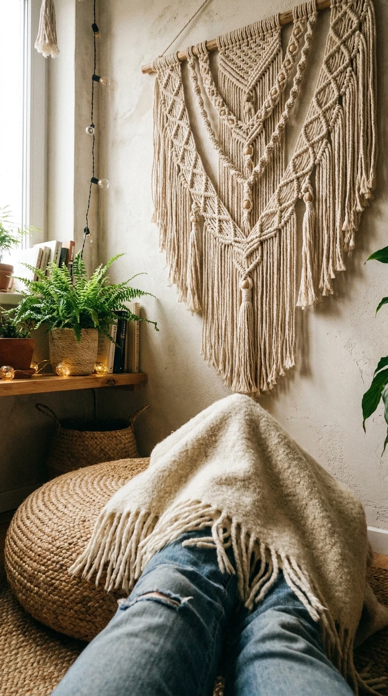 Le Macramé ou les Textiles Muraux