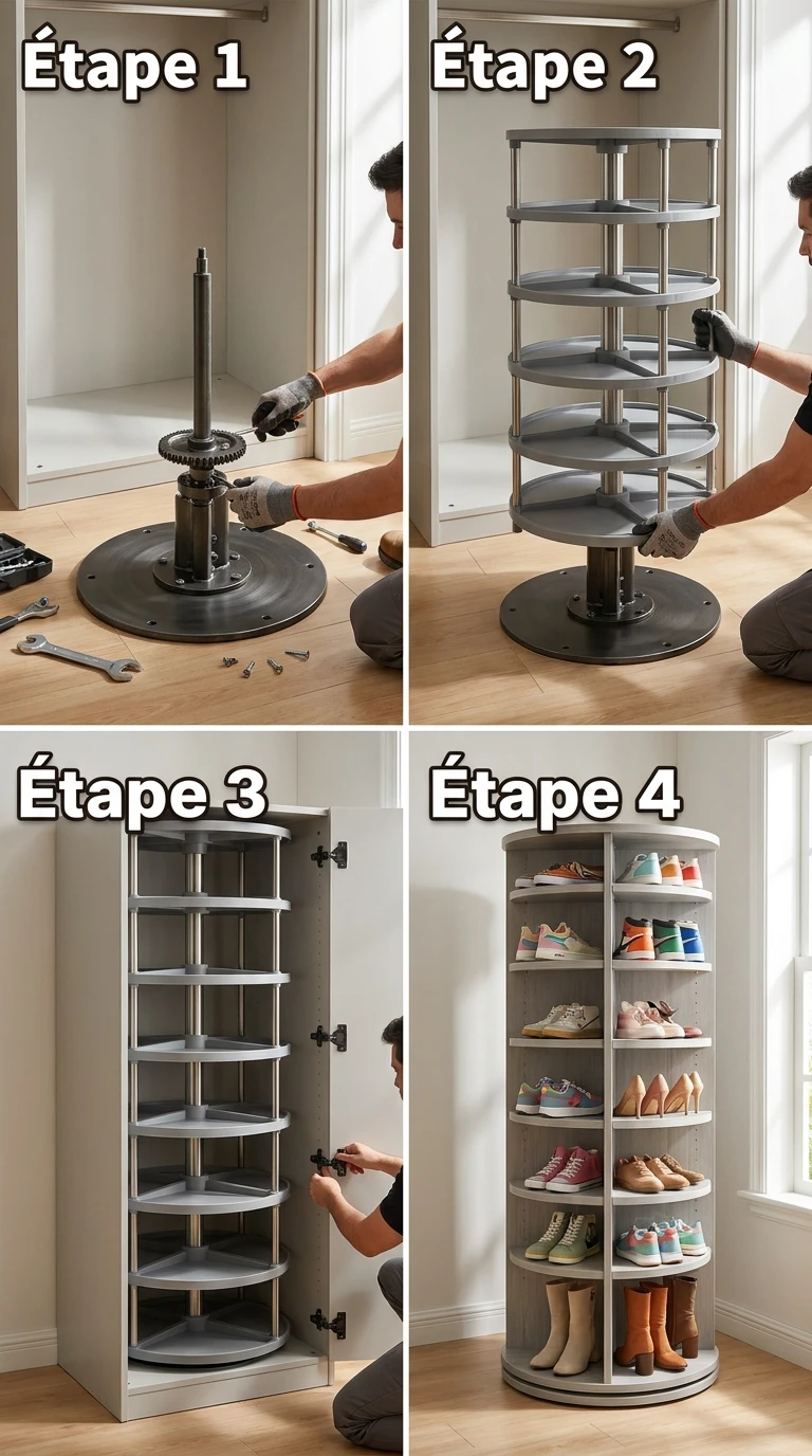 Le Meuble Sabot à Rotation