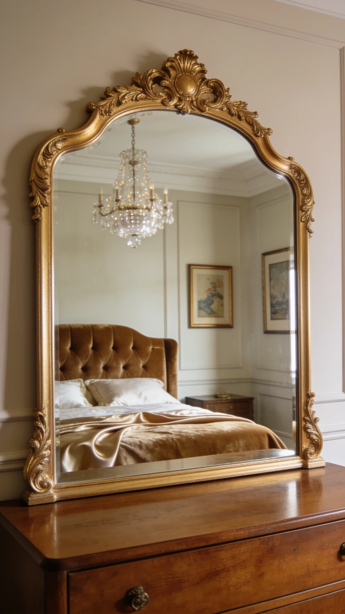 Le Miroir Ancien ou à Moulures Dorées