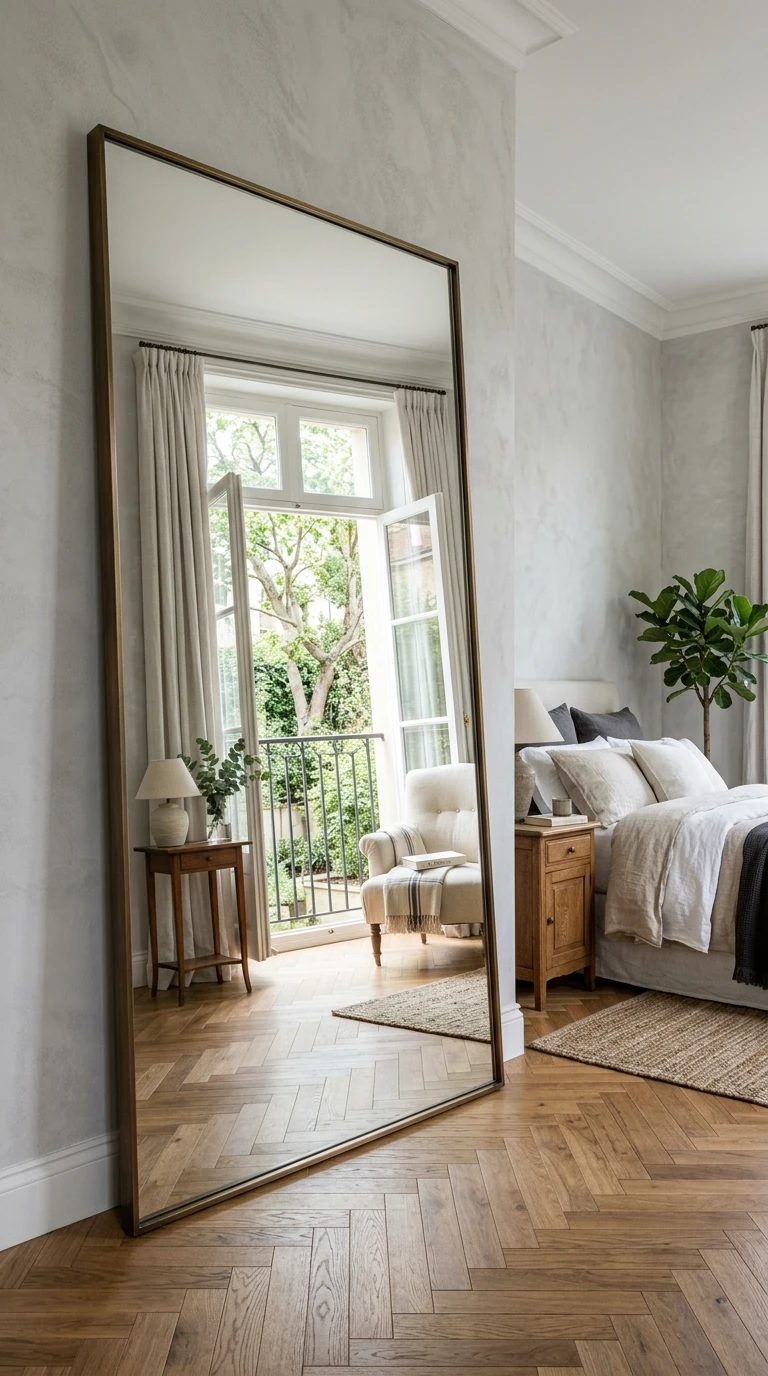 Le Miroir Oversized Encadré