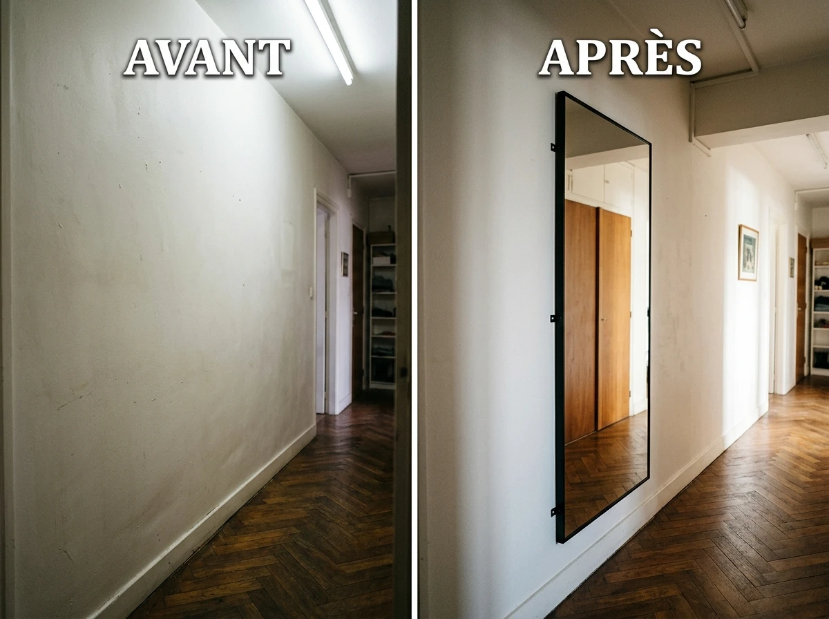 Le Miroir Pleine Hauteur Mural