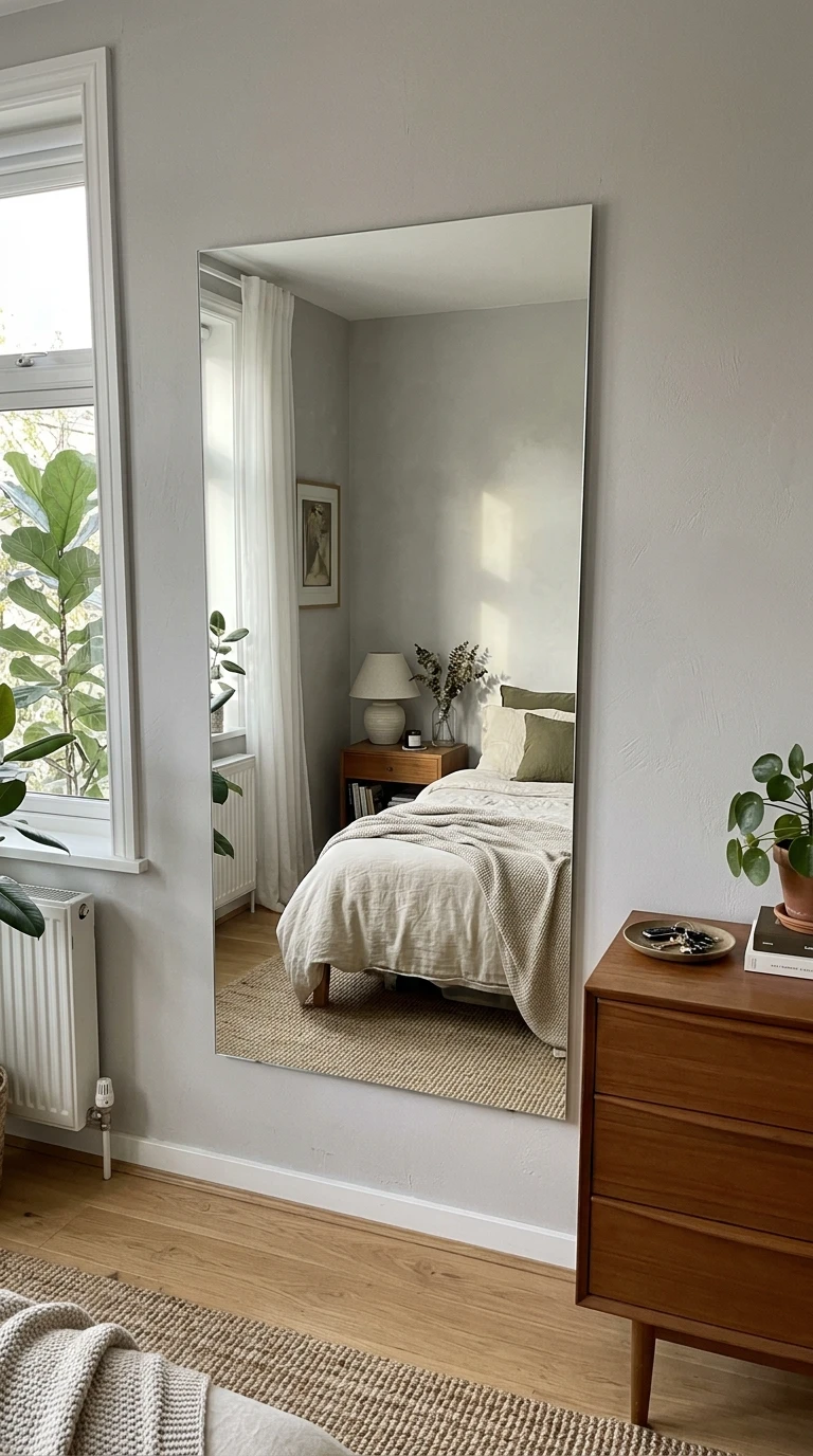 Le Miroir Sans Cadre ou au Cadre Minimal