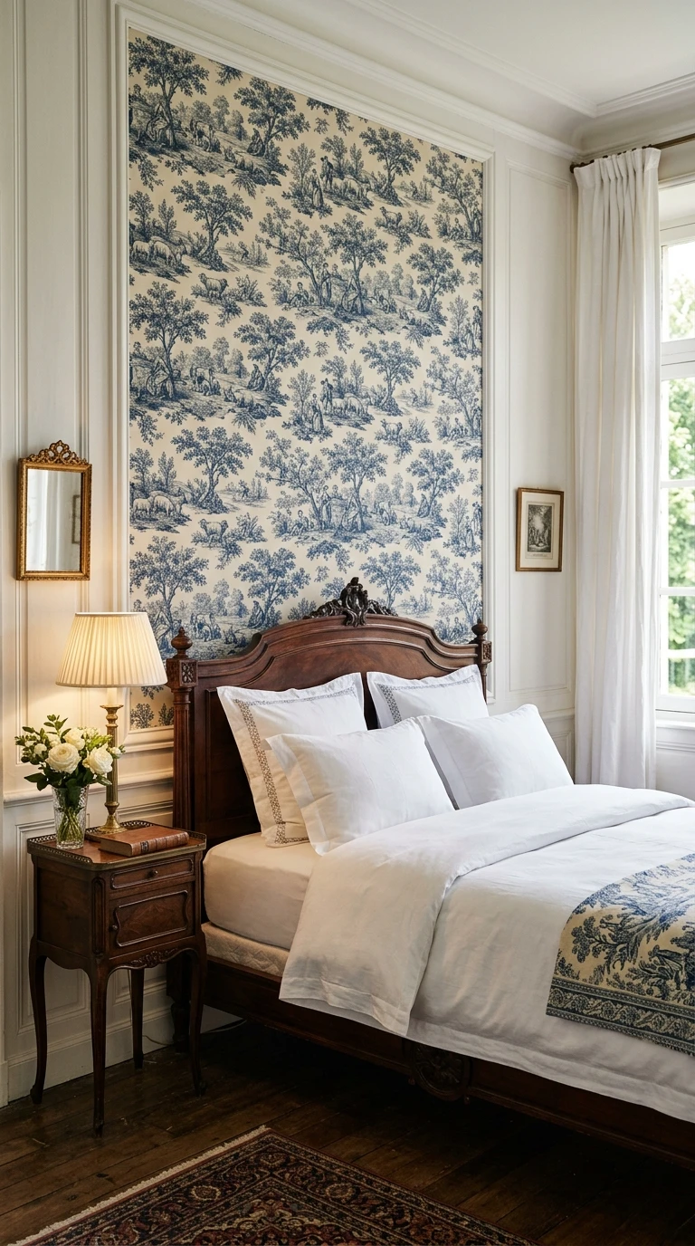 Le Papier Peint Classique : Rayures, Damas et Toile de Jouy