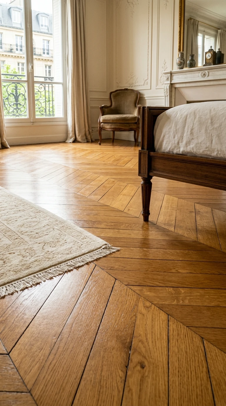 Le Parquet à Chevrons ou en Point de Hongrie