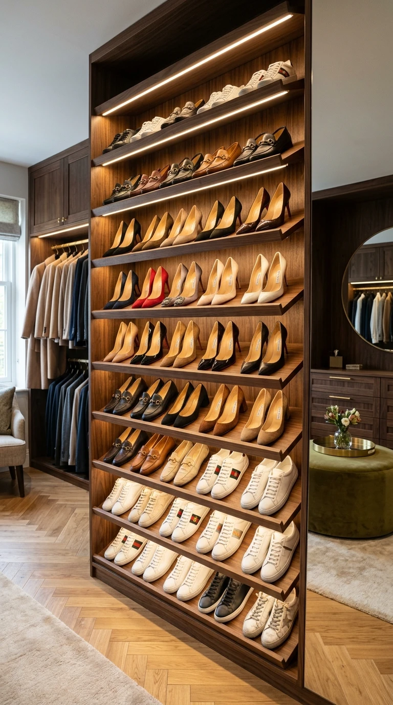 Le Rangement Chaussures Visible et Fier