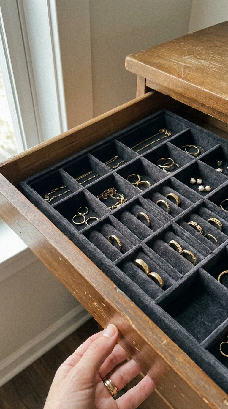 Le Rangement des Bijoux et Accessoires