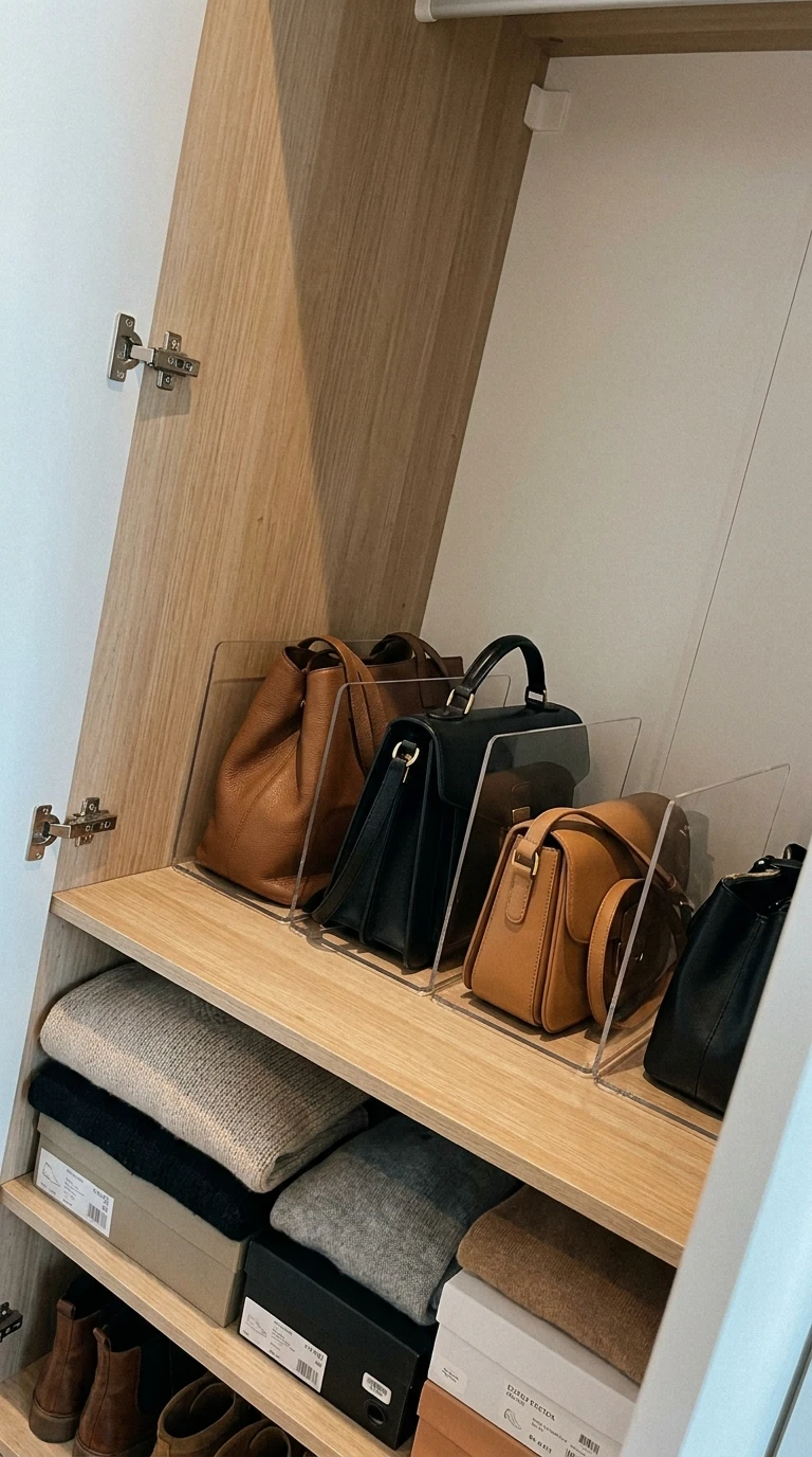 Le Rangement des Sacs à Main