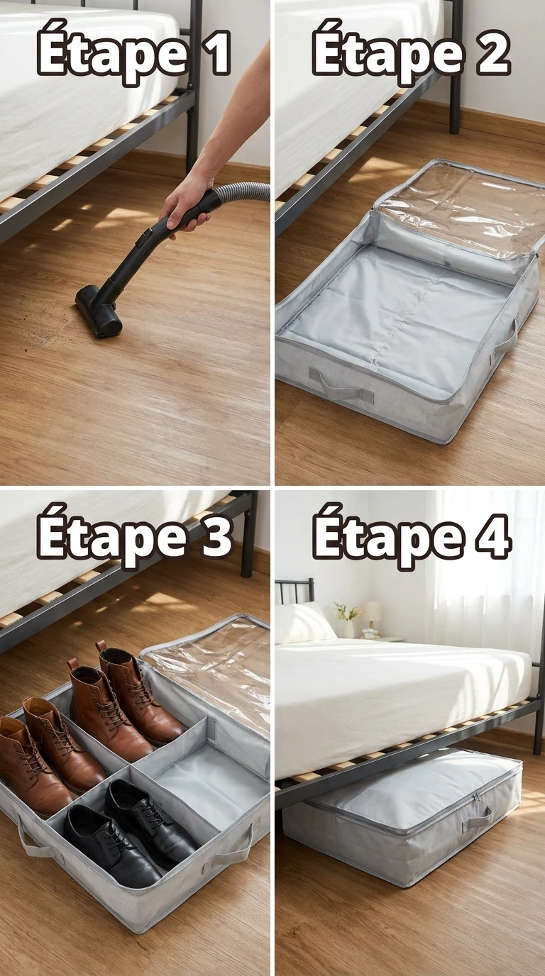 Le Sac de Rangement Sous Le Lit