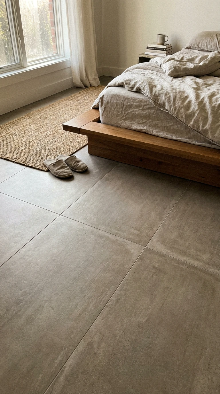 Le Sol Béton ou Carrelage Grand Format