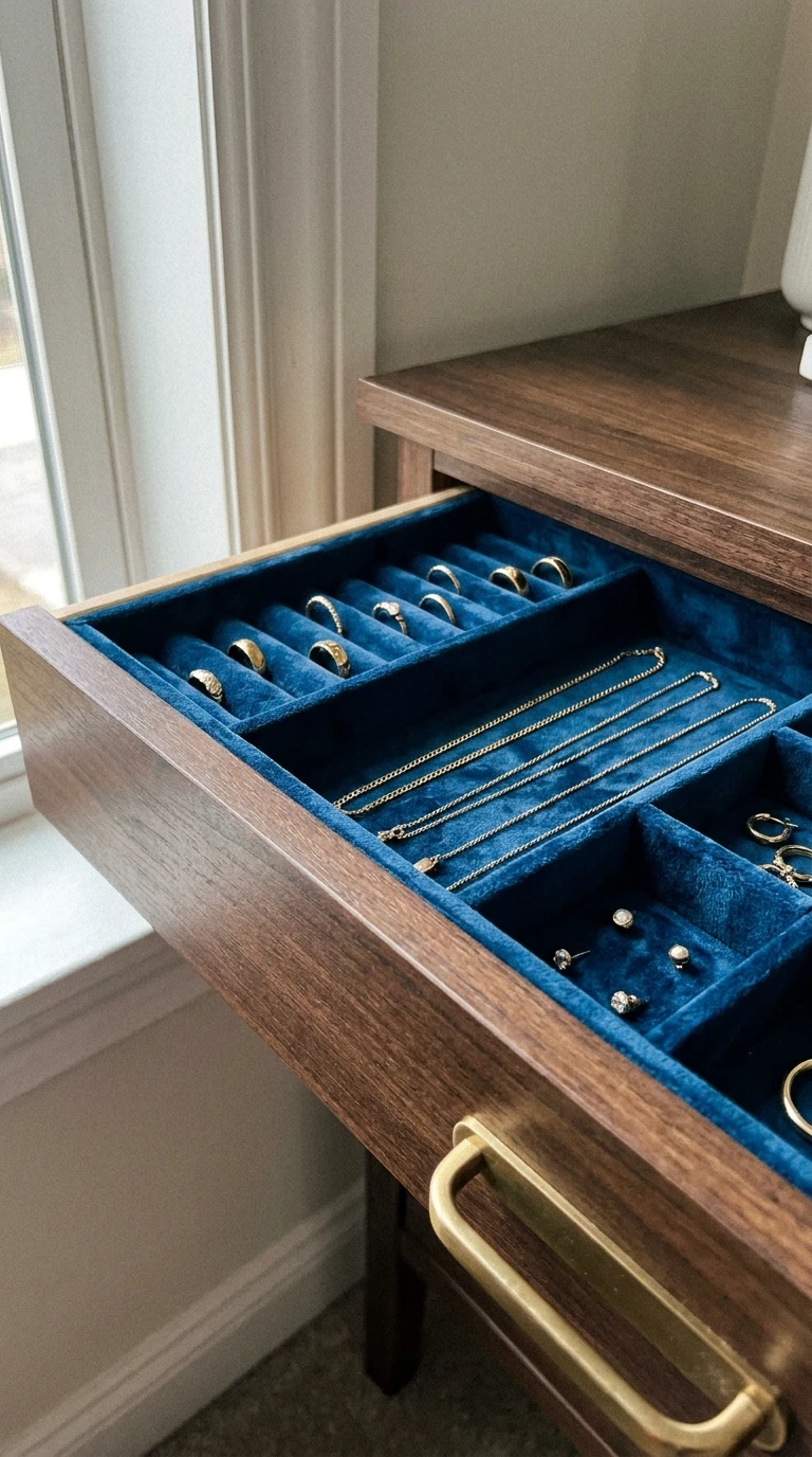 Le Système de Rangement pour Bijoux Intégré