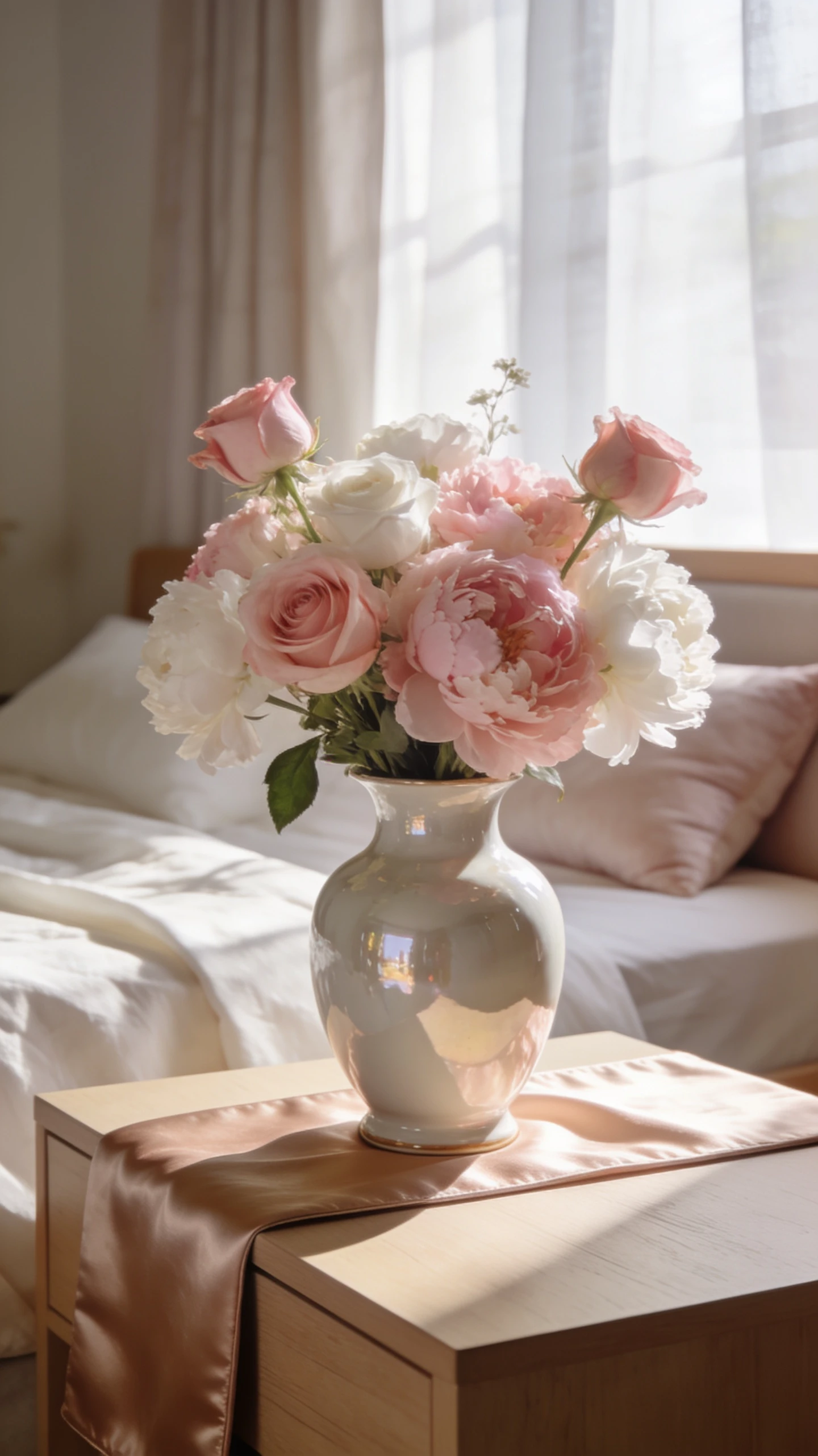 Le Vase et les Fleurs Fraîches