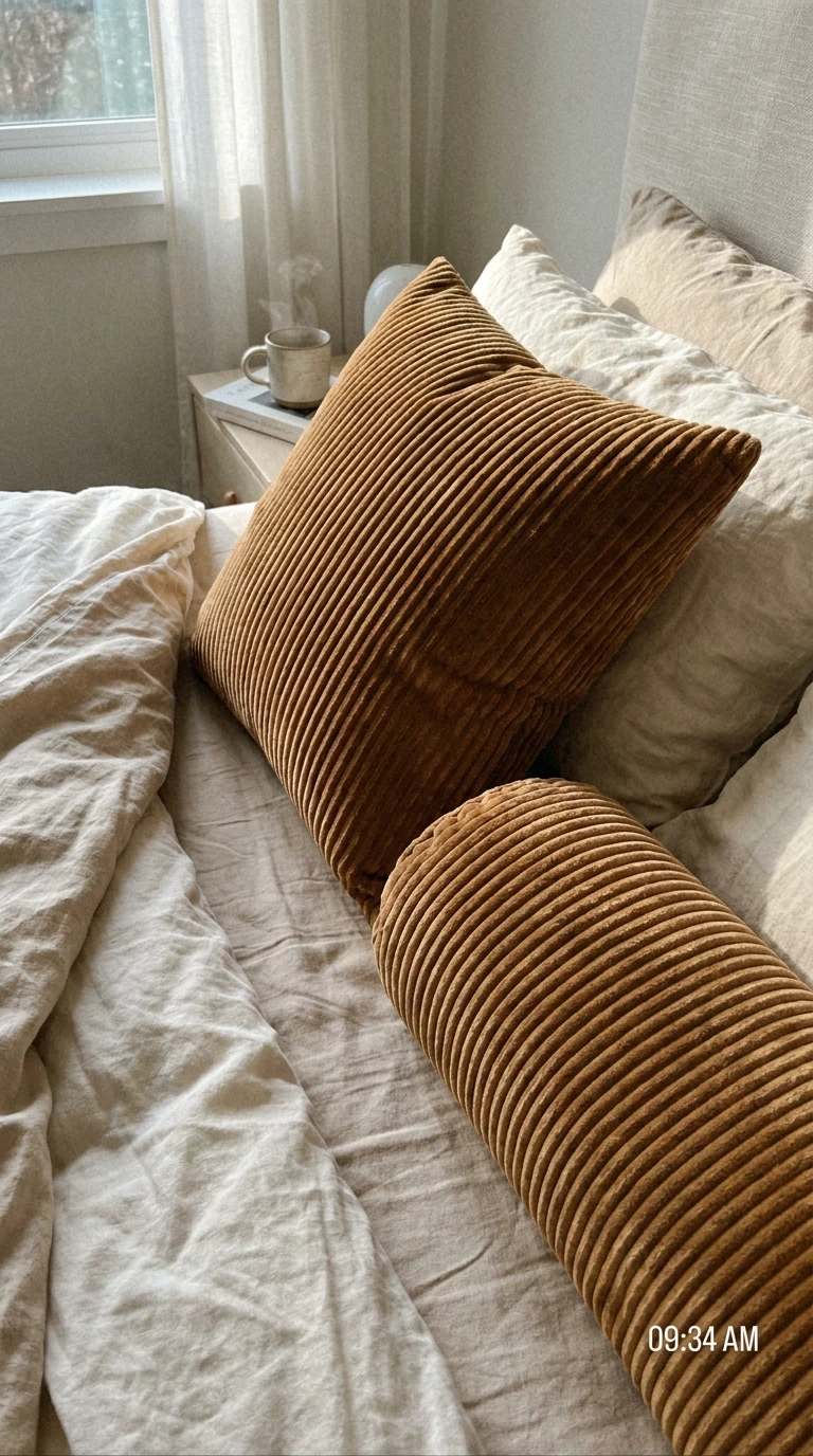 Le Velours Côtelé dans la Déco