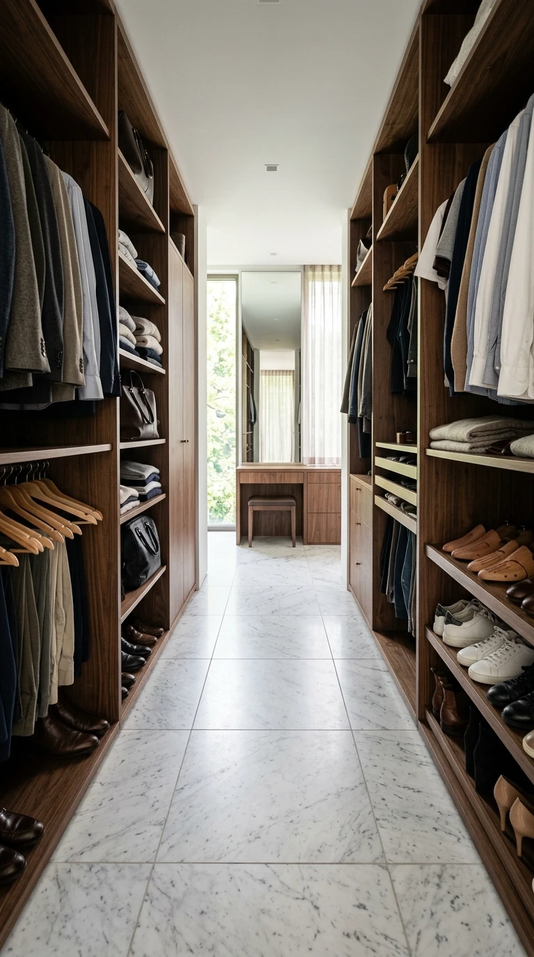 Le Walk-in Avec Sol en Marbre