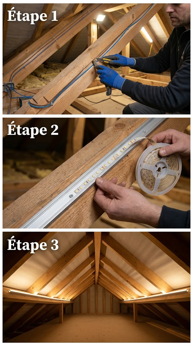 L'Éclairage Artificiel Sous Les Rampants