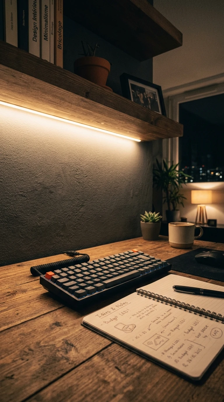 L'Éclairage avec un Ruban LED