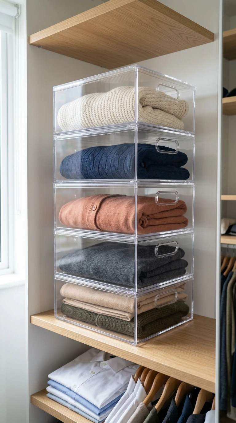 Les Boites Transparentes Empilables