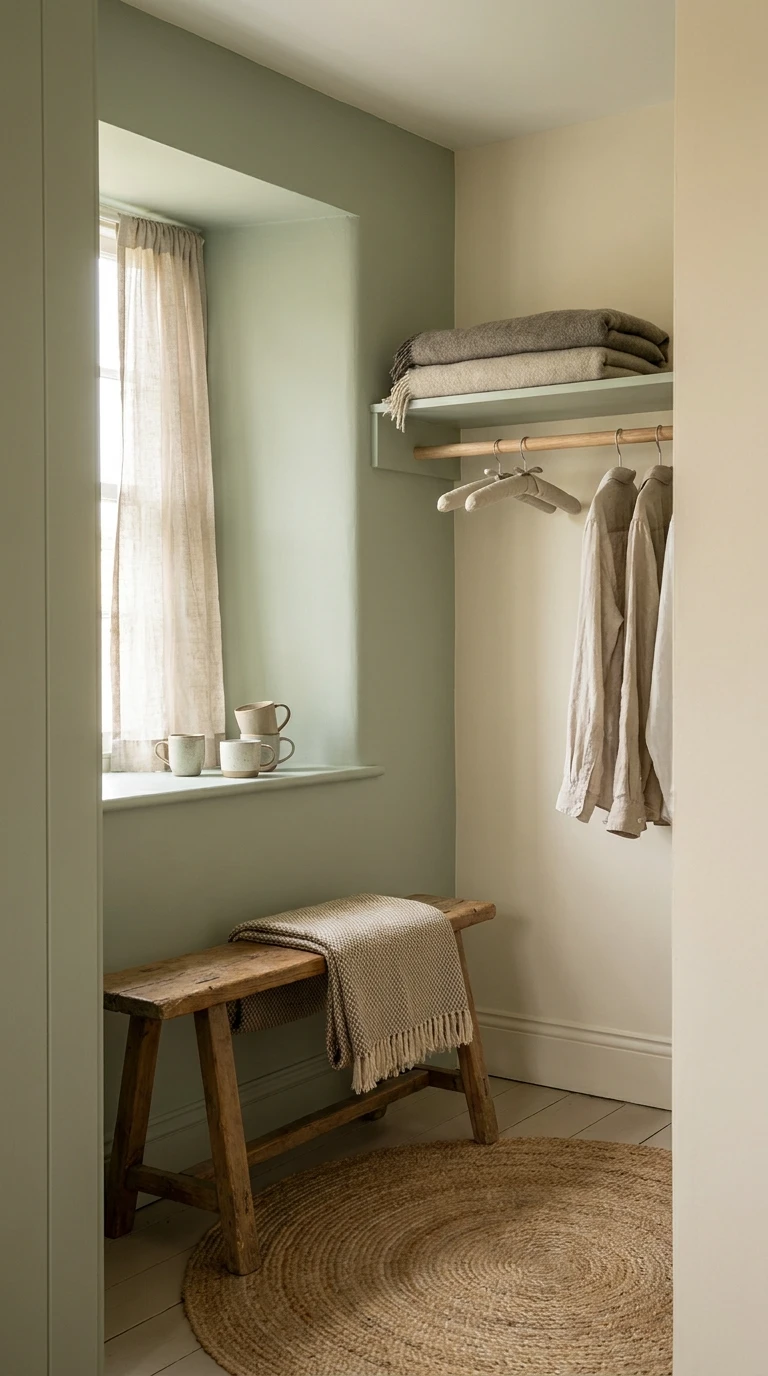 Les Couleurs Apaisantes du Dressing d'Amis