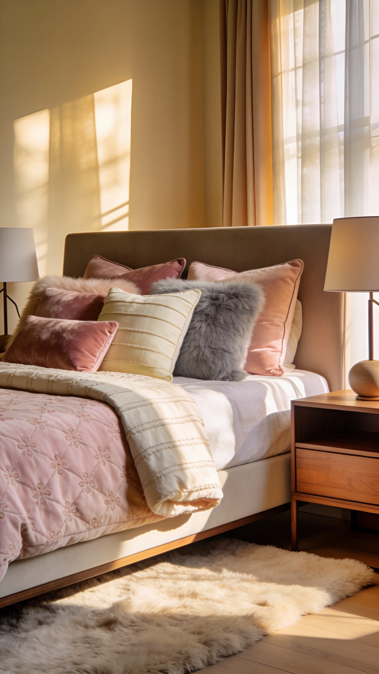Les Coussins Décoratifs : Texture et Couleur