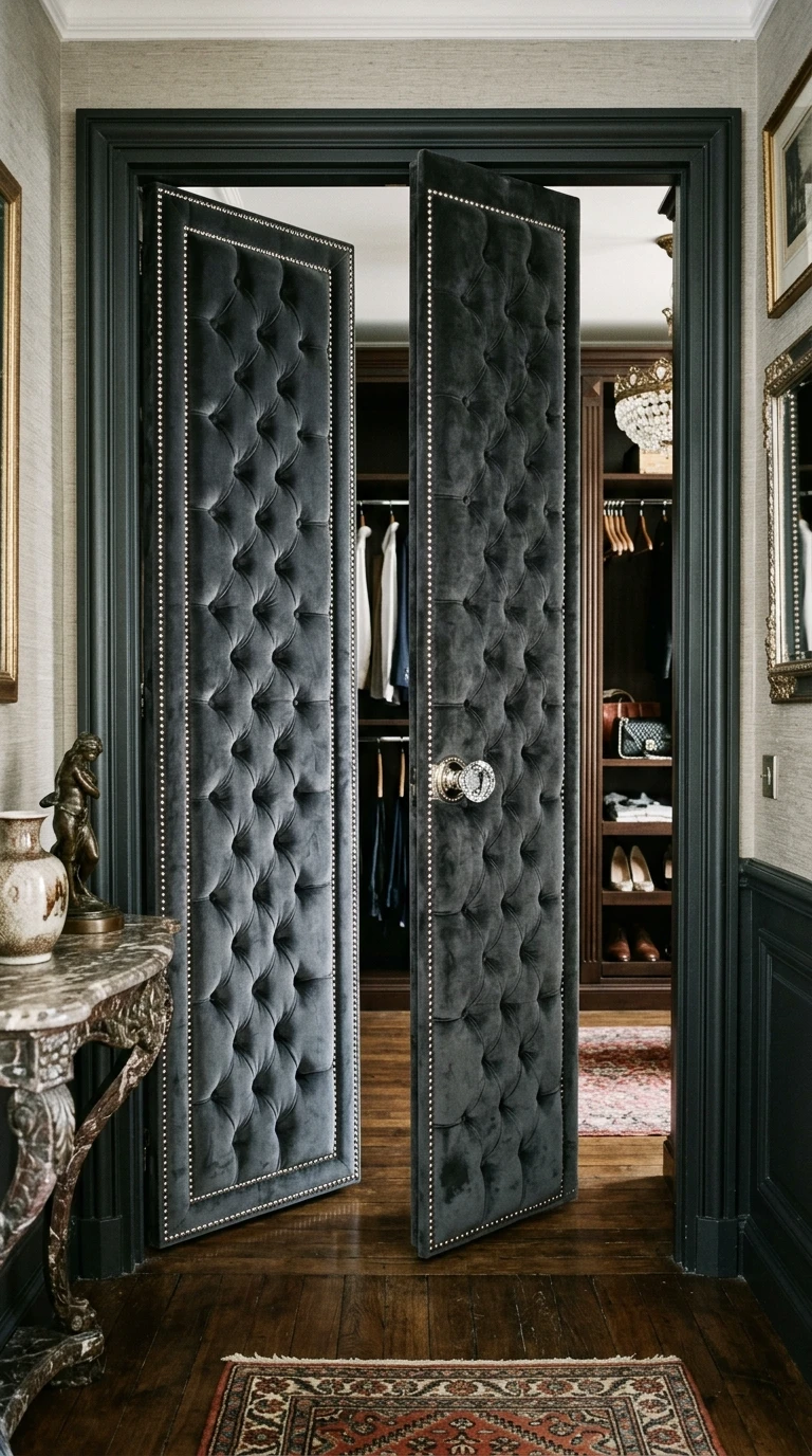 Les portes capitonnées