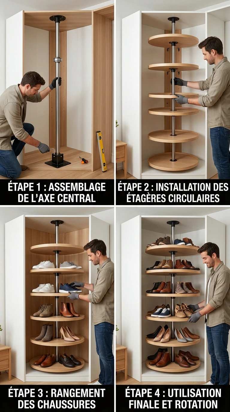 L'Étagère Tournante d'Angle (Lazy Susan)