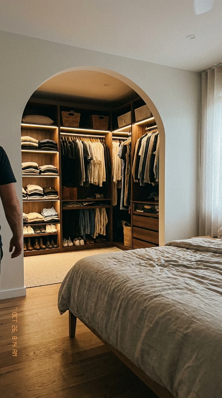 L'Intégration de la Chambre et du Dressing