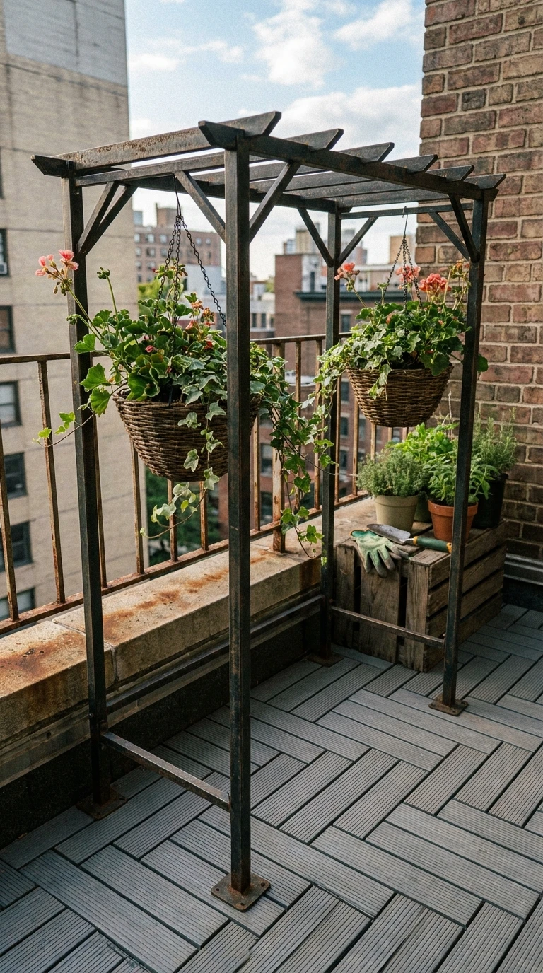 Mini Pergola Autoportante pour Balcon