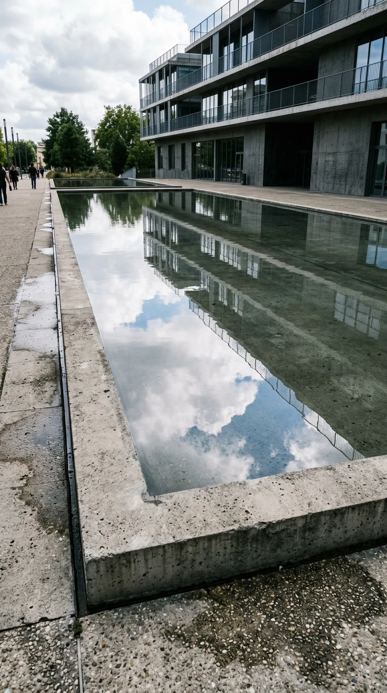 Miroir d'Eau Plat 5cm de Profondeur