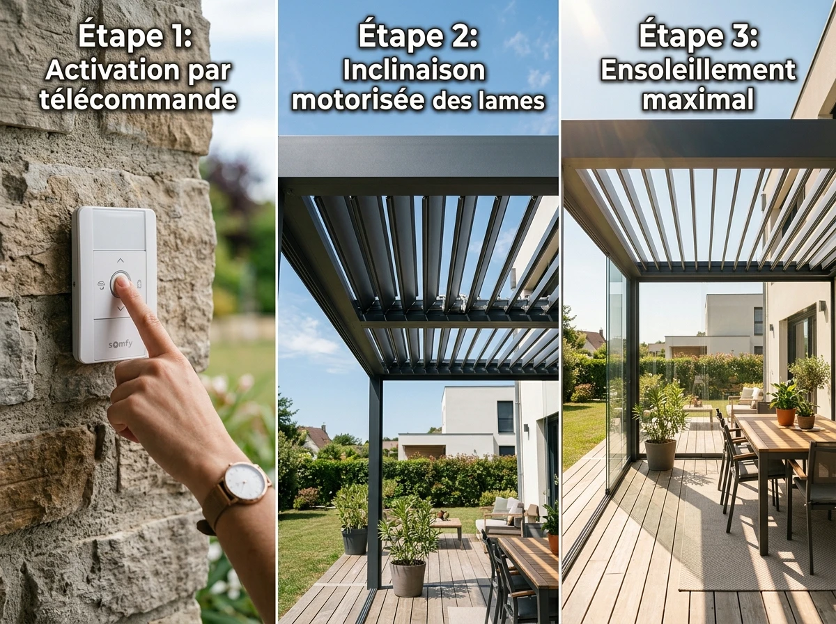 Motorisation des Lames