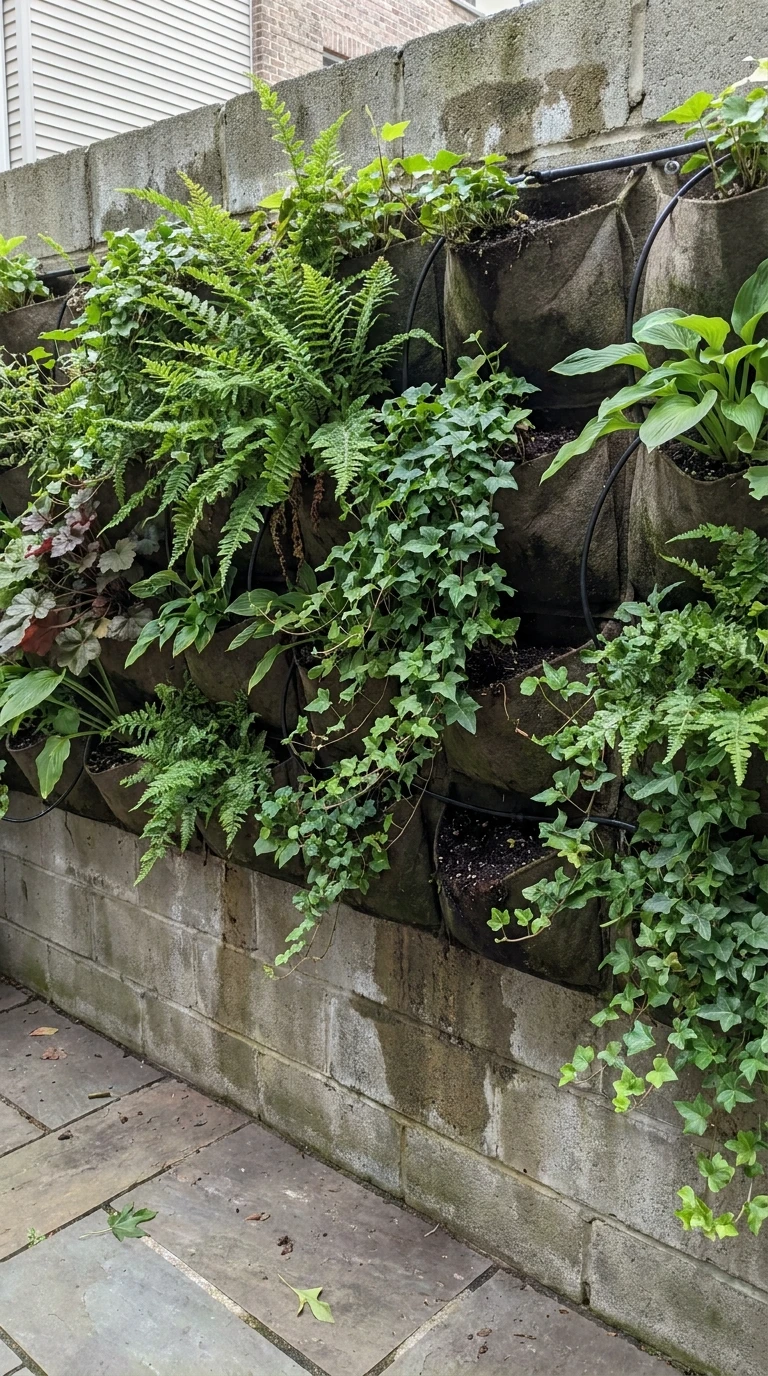 Mur Végétal Modulaire sur Treillis