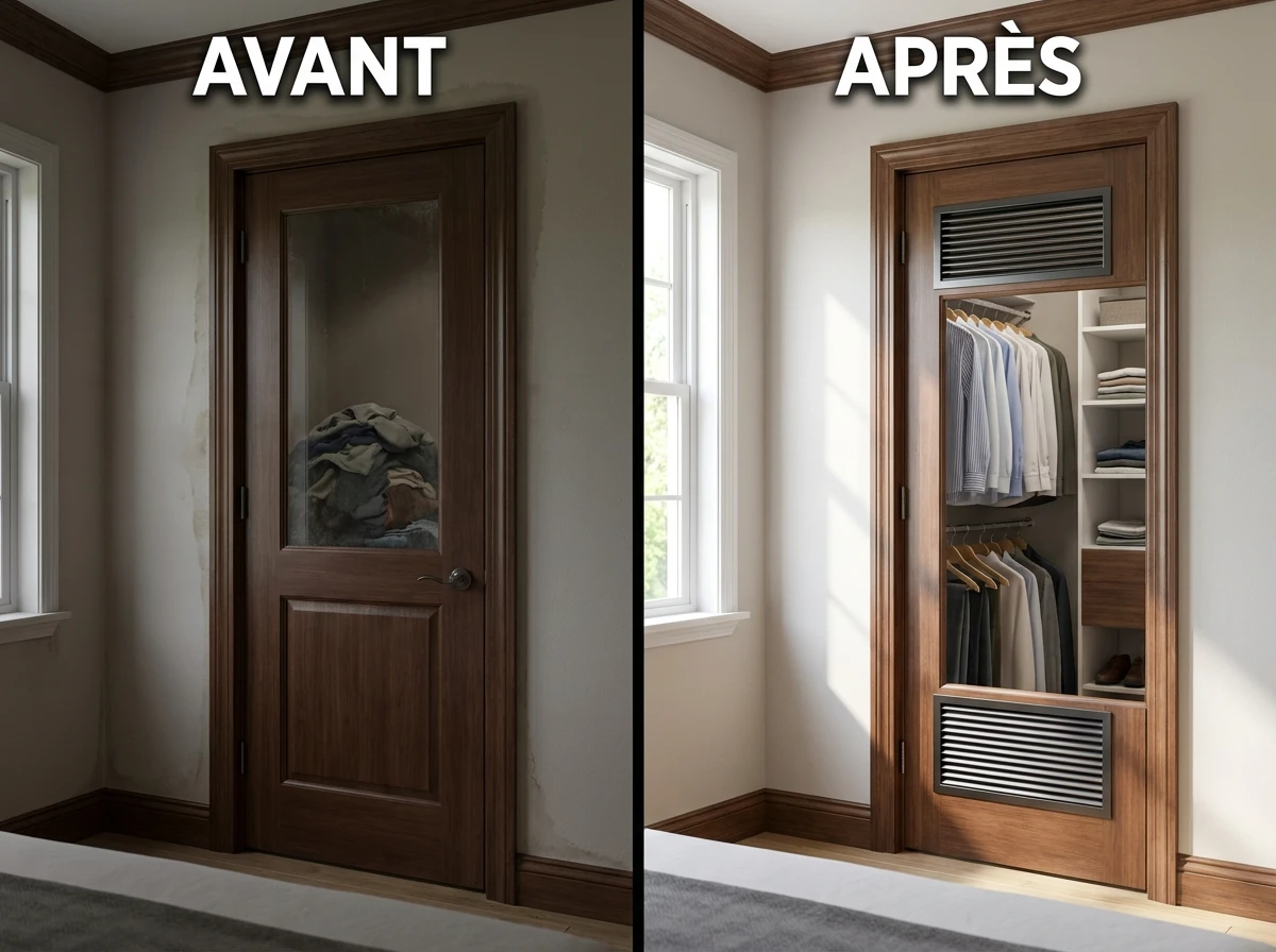 Oublier la Ventilation dans un Dressing Fermé