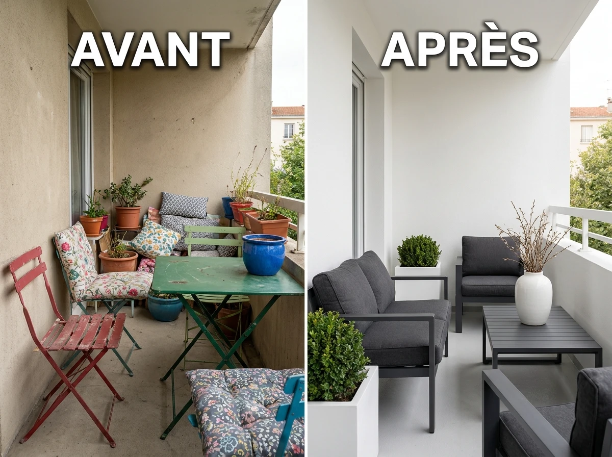 Palette de Couleurs Resserrée à Deux Tons