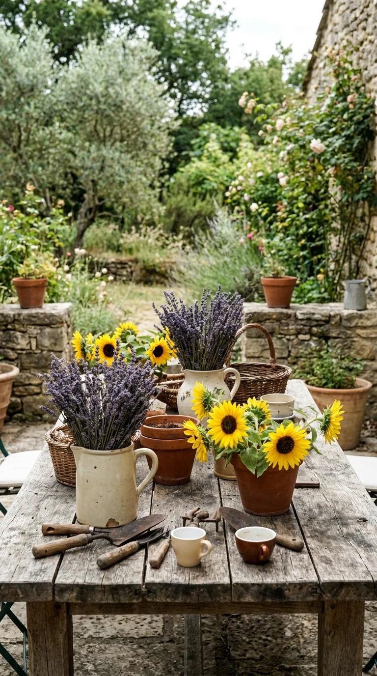 Palette Provençale Lavande et Jaune Tournesol