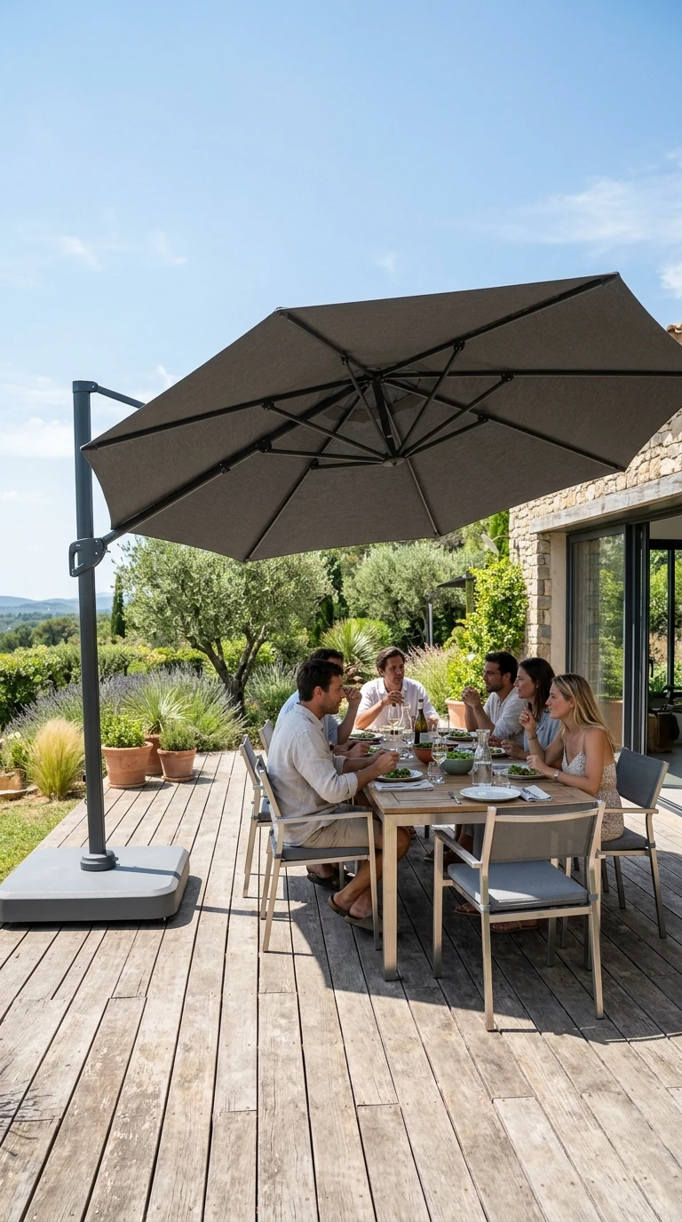 Parasol Déporté Grande Taille