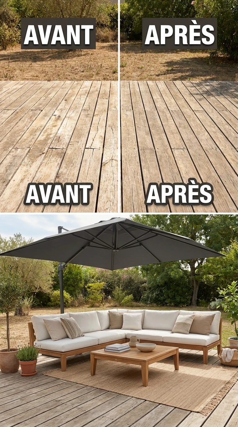 Parasol Déporté Grande Taille