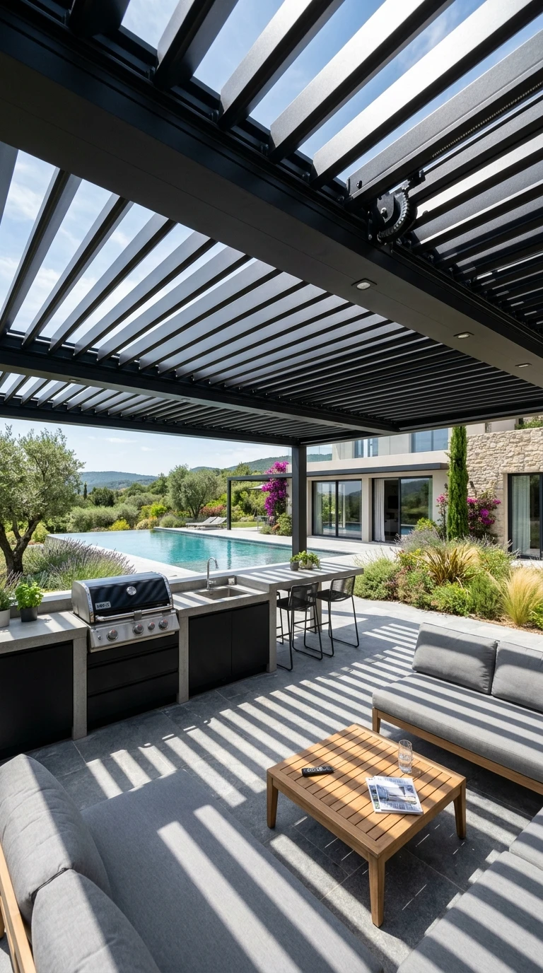 Pergola Bioclimatique à Lames Orientables