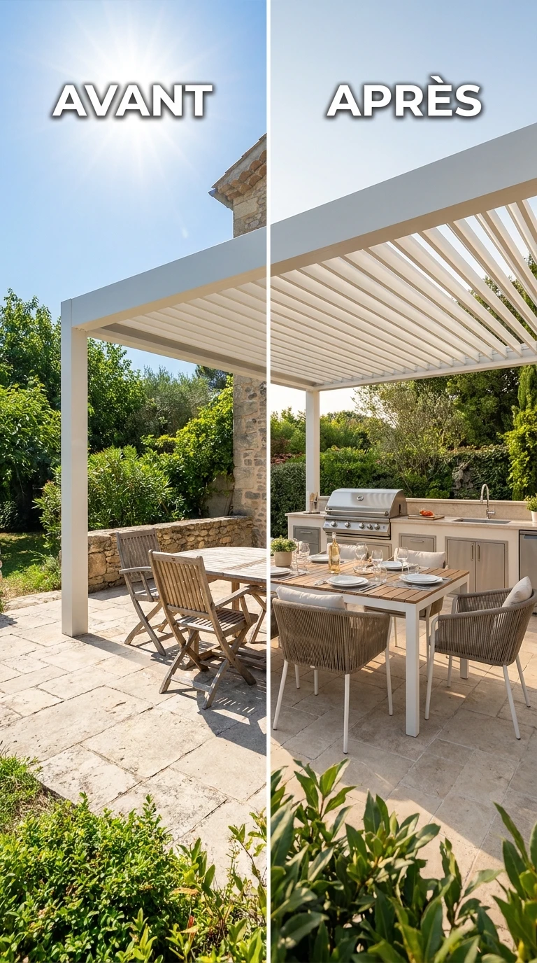 Pergola Bioclimatique à Lames Orientables
